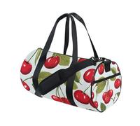 Bolsa deportiva de lona para gimnasio, viajes, bolsa de equipaje Cherry Seven para fin de semana, deportes, vacaciones, baile