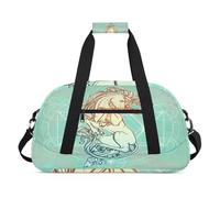 Bolsa deportiva de unicornio sagrado para mujeres y hombres, unicornio caballo, 24 L, bolsa de fin de semana, bolsa de viaje, gimnasio, para niños y niñas, color, 24 L, Organizador de bolsas
