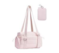 Bolsa deportiva de viaje, bolsa de viaje atlética, organizador de vestuario, soporte para kit de rendimiento, bolsa de viaje de gran capacidad, con separación en y húmedo, Pink, Refer to