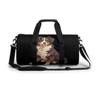Bolsa deportiva de viaje con estampado de pastor australiano para hombre y mujer, Estilo:, 17.7in/9in/9in, MHXYZHW