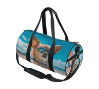 Bolsa deportiva de viaje para gimnasio, chihuahua, equipaje para hombre y mujer, Perro Chihuahua, Talla única