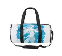 Bolsa deportiva de viaje para gimnasio, para mujeres y hombres, diseño de estrella de mar, sirena, para gimnasia, baile, fin de semana, bolsa de noche, bolsa de hospital, multicolor, Bolsa de viaje