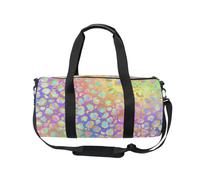 Bolsa deportiva de viaje para gimnasio, para mujeres y hombres, estampado de leopardo en acuarela, bolsa de gimnasia y baile, bolsa de fin de semana, bolsa de hospital para entrenamiento de fitness