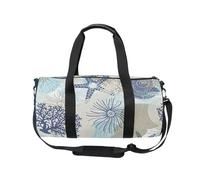 Bolsa deportiva de viaje para gimnasio, para mujeres y hombres, estrella de mar, conchas de mar, coral, bolsa de baile, fin de semana, bolsa de hospital, bolsa de viaje, multicolor, Bolsa de viaje
