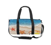 Bolsa deportiva de viaje para gimnasio, para mujeres y hombres, estrellas de mar, conchas marinas, bolsa de baile, fin de semana, bolsa de hospital, bolsa de viaje, multicolor, Bolsa de viaje