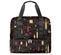 Bolsa deportiva de vidrio para botellas, para mujeres, hombres, niños y niñas, 21 L, para fin de semana, para viajes, gimnasio, yoga, color, Big, Organizador de bolsas