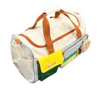 Bolsa deportiva impermeable para mujer y hombre, con compartimento para zapatos, bolsa de equipaje de viaje, bolsillos secos y húmedos, compartimento para zapatos, entrenamiento, multicolor