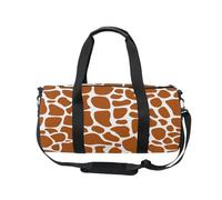 Bolsa deportiva para gimnasio, viajes, diseño de jirafa africana, para mujeres y hombres, piel de animal, para gimnasia, baile, fin de semana, bolsa de noche, fitness, entrenamiento