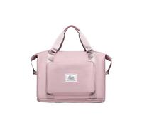 Bolsa deportiva plegable de gran capacidad (rosa), nueva bolsa de viaje, bolsa de fitness con separación