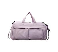 Bolsa deportiva plegable de viaje para fin de semana, para mujeres y niñas, resistente al agua, para yoga, deportes, gimnasio, Purple, Mass Beauty