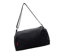 Bolsa deportiva plegable de viaje para fin de semana, para mujeres y niñas, resistente al agua, para yoga, deportes, gimnasio, Black, Mass Beauty