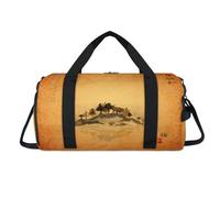 Bolsa deportiva tradicional japonesa con compartimento para zapatos, estilo zen japonés, para fin de semana, viajes, gimnasio, organizador de equipaje, para mujeres, hombres, niños y niñas
