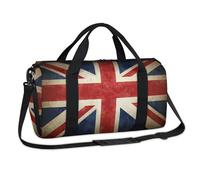 Bolsa deportiva vintage con bandera del Reino Unido, bolsa de lona para fin de semana, bolsa de viaje, gimnasio, equipaje, bolsa de lona para niños, niñas, niños, mujeres y hombres