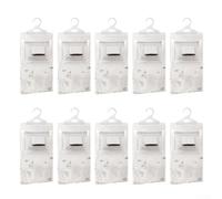 Bolsa deshumidificador absorbente de humedad 70 g diseño colgante cloruro de calcio para armario, cocina, sótano armario (10 piezas)