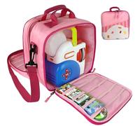 Bolsa desmontable compatible con Little Tikes Story Dream Machine Books, estuche de almacenamiento de juguetes para niños para libros de cuentos, reproducción de audio, personajes, con asa y correa