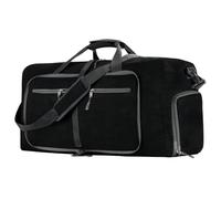 Bolsa Duffel 24x12x14 Bolsa de Viaje Plegable de Oxford de múltiples Bolsillos con manija, Correa Ajustable y Desmontable, Compartimento de Zapato para Gimnasio, Yoga, Yoga Deportivo