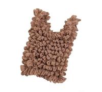 Bolsa elástica con gran capacidad y patrón de burbujas, adecuada para comestibles y viajes, plegable para almacenamiento compacto y fácil manejo (caqui)