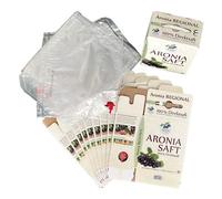Bolsa en caja con cartón de 3 litros, 20 unidades, juego completo para rellenar en bolsa de zumo de 3 l, con grifo para zumo de manzana y otros líquidos, incluye cartón estable e instrucciones (idioma español no garantizado)