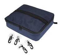 Bolsa enfriadora de cubierta, gran capacidad, fuerte adsorción, bolsa enfriadora de tela Oxford 600D con 4 ventosas para surfear al aire (Azul)