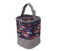 Bolsa enfriadora de leche materna con aislamiento, calentador de leche materna portátil, bolsa aislante impermeable para biberón de 3 litros para mamá lactante, viajes (Fisch)