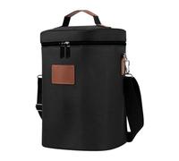 Bolsa enfriadora de vino, bolsa acolchada para 4 botellas, portabotellas de | Bolsa de transporte de vino para picnic, camping, vacaciones, viajes, inauguración de la casa, Navidad, familia