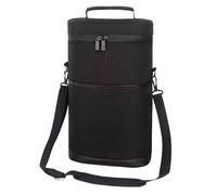 Bolsa enfriadora de vino - Bolsa portatil aislada portátil, organizador de bebidas de tela Oxford, bolsa de viaje duradera con protección térmica, diseño ligero para senderismo, picnic, camping