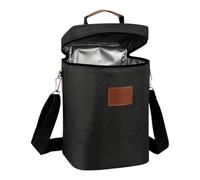 Bolsa enfriadora de vino para 4 botellas - Bolsa acolchada a prueba de | Protección acolchada, capacidad para 4 botellas, interior a prueba de fugas, bolsa de transporte portátil, protección aislada