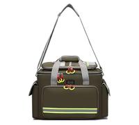 Bolsa Enfriadora para Insulina con Pantalla de Temperatura Estuche Térmico Bolsas de Hielo Reutilizables Multifuncional para Viajes Ideal para Almacenar Diabéticos (Verde militar, Pequeño)