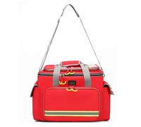 Bolsa Enfriadora para Insulina con Pantalla de Temperatura Estuche Térmico Bolsas de Hielo Reutilizables Multifuncional para Viajes Ideal para Almacenar Diabéticos (Rojo, Pequeño)