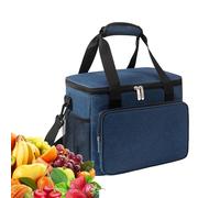 Bolsa enfriadora térmica - 15L reutilizable | Impermeable para alimentos, viajes, playa, picnic, camping, caliente/frío, bolsa aislada portátil, práctica y fácil de llevar