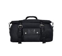 Bolsa enrollable oxford heritage negro 30l para moto repuestos accesorios piezas