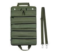 Bolsa Enrollable Para Organizadores De Herramientas Bolsa Con 5 Bolsillos Con Cremallera Almacenamiento Herramientas Multifuncional Organizador Profesional Llaves En Rollo