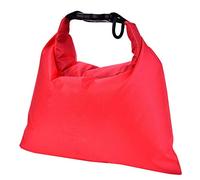 Bolsa Enrollable Roja Impermeable para Actividades Al Aire, Paquete Seco de Playa de Gran Capacidad para Acampar, a la Deriva, Surfistas, Poliéster 8,86 X 11,42 Pulgadas