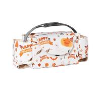 Bolsa esencial para cochecito de bebé para padres de viaje, bolsa de almacenamiento de poliéster con múltiples secciones, cochecito de mano acoplable, organiza ajustable
