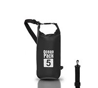 Bolsa Estanca 5L 10L 20L, Dry Bag Mare litros, Bolso Seco Mochila impermeable, bandolera ajustable, Seca Bolsa para Kayak Paseo Barco Canoa Pesca Rafting Camping Playa Natación Snowboard