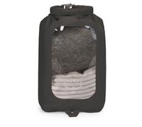 Osprey Bolsas secas y Bolsas de compresión ultraligeras - Accesorios para Exteriores - Paquetes pequeños y ultraligeros - Organización Ligera - Protección Impermeable, Black, Bolsa Seca, 6 L