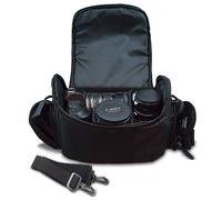 Bolsa/estuche de transporte acolchado de cmara digital grande de lujo para Nikon Sony Pentax Olympus Panasonic Samsung y Cmaras DSLR cannicas y te