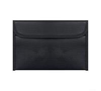 Bolsa exterior resistente al agua con capas internas de protección contra incendios (negro)
