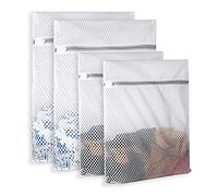 Bolsa extra grande de malla de panal de lavandería, tela de 125 gm², duradera y reutilizable, bolsa de lavado delicada, bolsa de organización de viajes para ropa interior, ropa, pantalones vaqueros,
