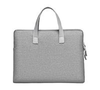 Bolsa fina para ordenador de 14 pulgadas, estuche de almacenamiento para ordenador portátil, espacioso soporte para documentos de negocios para profesionales y estudiantes, funda para portátil