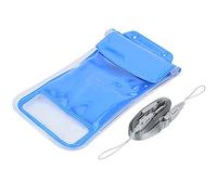 Bolsa flotante impermeable al aire de la caja del teléfono móvil bolsa protectora subacuática (Azul)