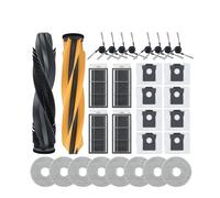 Bolsa for polvo de paño de fregona con filtro de Cepillo Lateral de rodillo principal, Compatible con Dreame X50 Ultra/ L50 Pro Ultra/ L40s Pro Ultra/Mova V50, piezas de aspiradora(Set-30pcs)