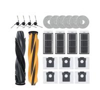 Bolsa for polvo de paño de fregona con filtro de Cepillo Lateral de rodillo principal, Compatible con Dreame X50 Ultra/ L50 Pro Ultra/ L40s Pro Ultra/Mova V50, piezas de aspiradora(Set-22pcs)