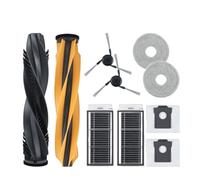 Bolsa for polvo de paño de fregona con filtro de Cepillo Lateral de rodillo principal, Compatible con Dreame X50 Ultra/ L50 Pro Ultra/ L40s Pro Ultra/Mova V50, piezas de aspiradora(Set-10pcs)