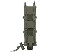 Bolsa For Revistas MOLLE Caza Airsoft 9mm .45 De Largo, Bolsa con Soporte For Un Solo mag, Equipo De Cinturón Táctico De Liberación Rápida(MG-56 RG)