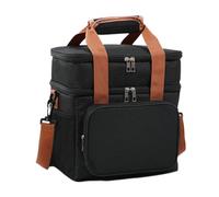Bolsa Fría Aislante 15L (21x24cm) - Porta Alimentos Impermeable con Correa para Playa Oficina - Mochila Térmica Comida Picnic Camping, 408g