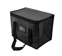 Bolsa fría caliente térmica para llevar de la pizza de los bolsos aislados | Forro térmico de triple capa, mantiene la comida caliente o fría, interior de papel de aluminio, núcleo de algodón perlado