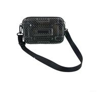 Bolsa frontal de EVA impermeable para bicicletas Brompton también se adapta a Cranston para 3Sixty Pikes Aceoffix Mint Ruhm Hard Shell accesorio de montaje de ciclismo (rayas negras)