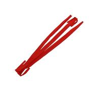 Bolsa Fuerte para Cola de Caballo, Bolsa para Cola de Caballo de Poliéster de 3 Tubos, Trenzado Fácil para el Hogar (Rojo)
