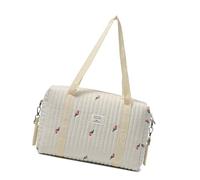 Bolsa funcional para cochecitos, suave y cómoda, a la moda, bordada a la moda, pañal portátil de maternidad
